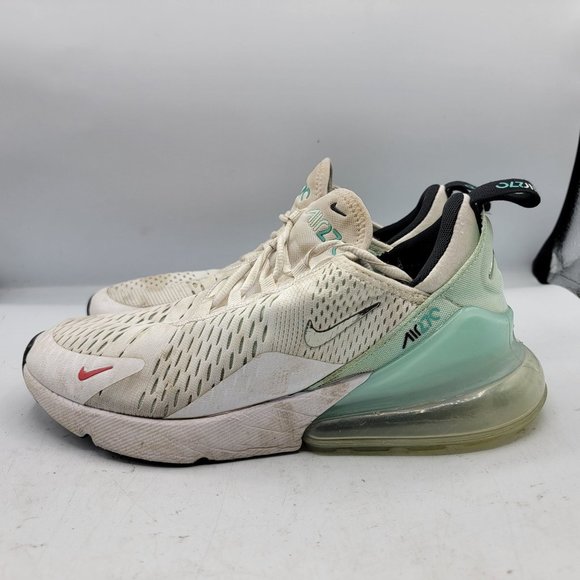 Nike Air Max 270 White Mint Foam Silver Womens Size 8.5 Athletic Shoes DQ7652100 - Picture 5 of 13